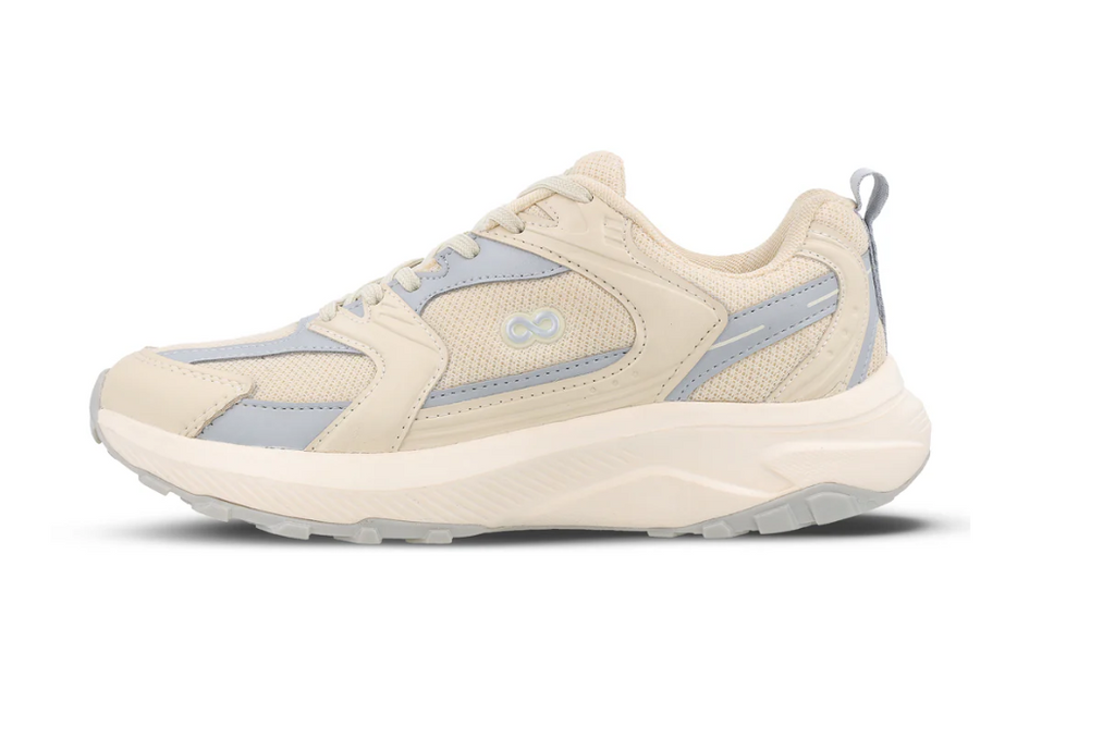 Men's Lace-up Sports Shoes - Beige