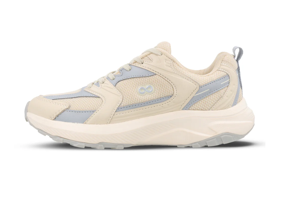 Men's Lace-up Sports Shoes - Beige