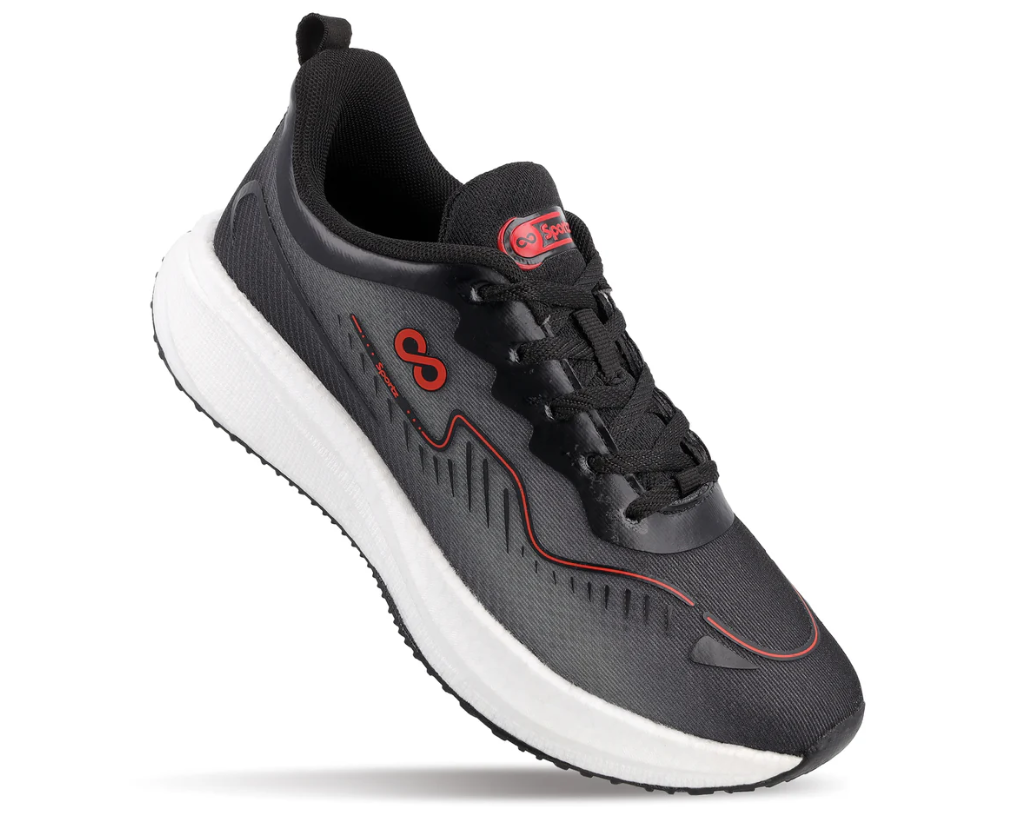 Men's Active Beads Sports Shoes - Black