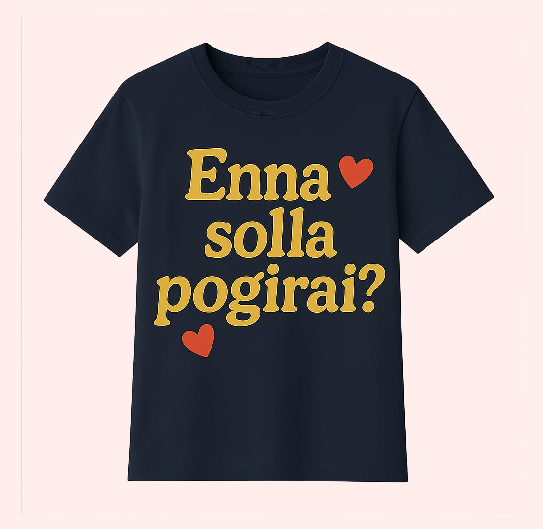 Printed T-shirt – Enna Solla Pogirai? | Tamil Romantic Vibes Tee